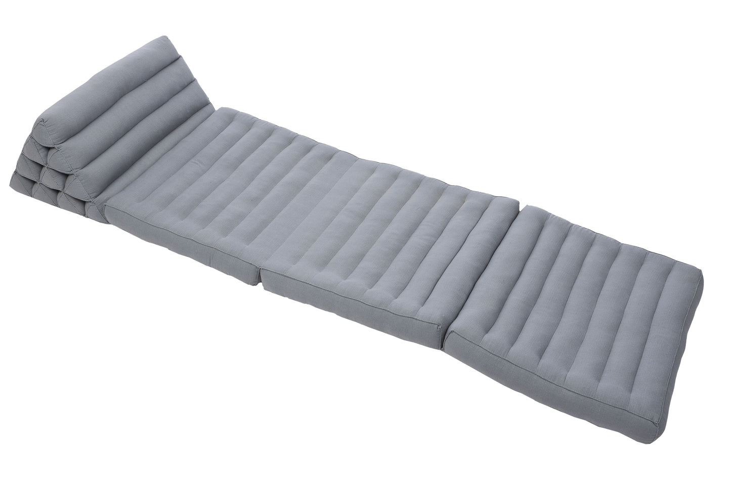 Thaikissen Naturbaumwolle 170x50 cm (grau)