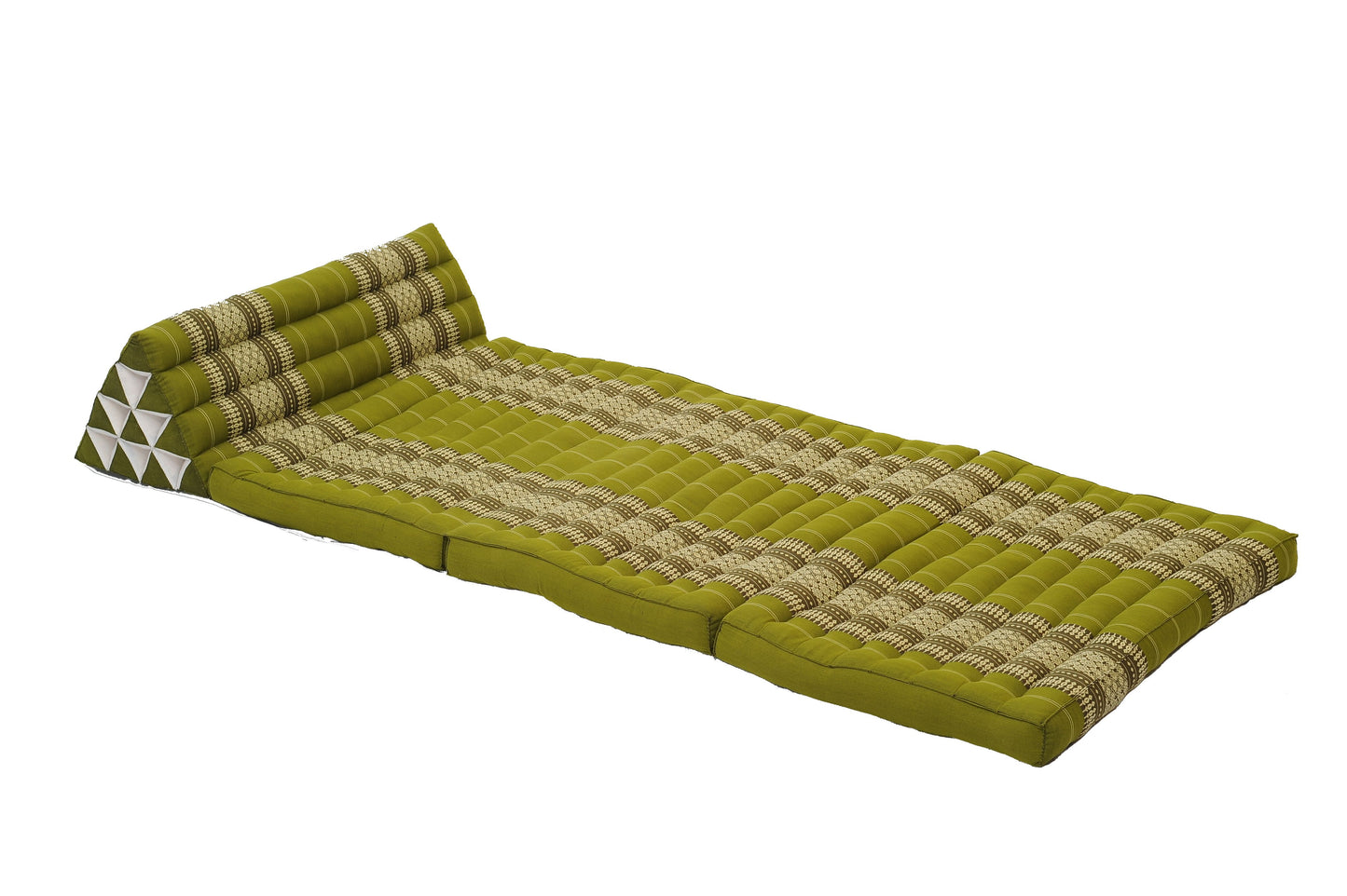 Thaikissen Dreiecksmatte XXXL 195x80 cm (bambusgrün)