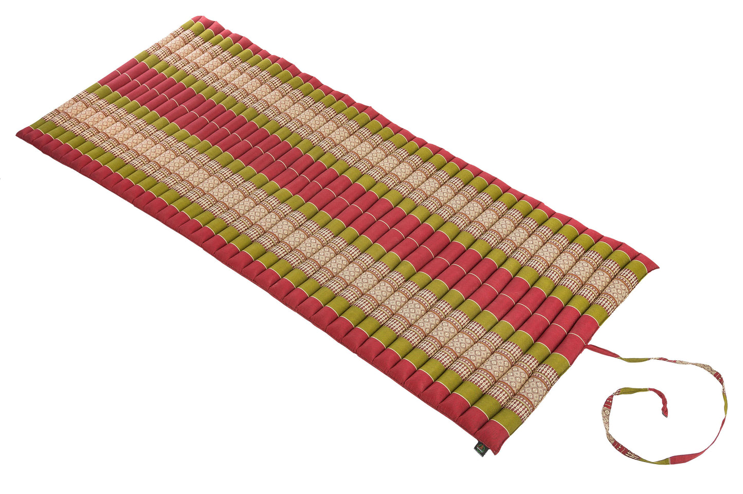 Rollbare Kapokmatte 200x80 (grün & rot)