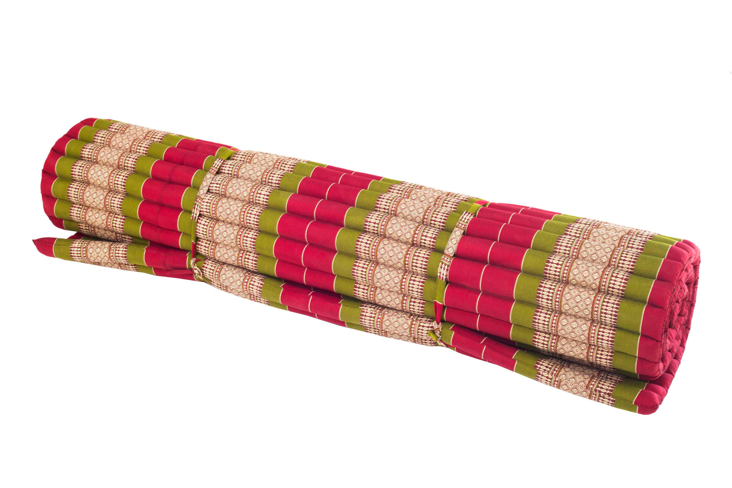 Rollbare Kapok Matte XXL 200x150-160cm (grün & rot)
