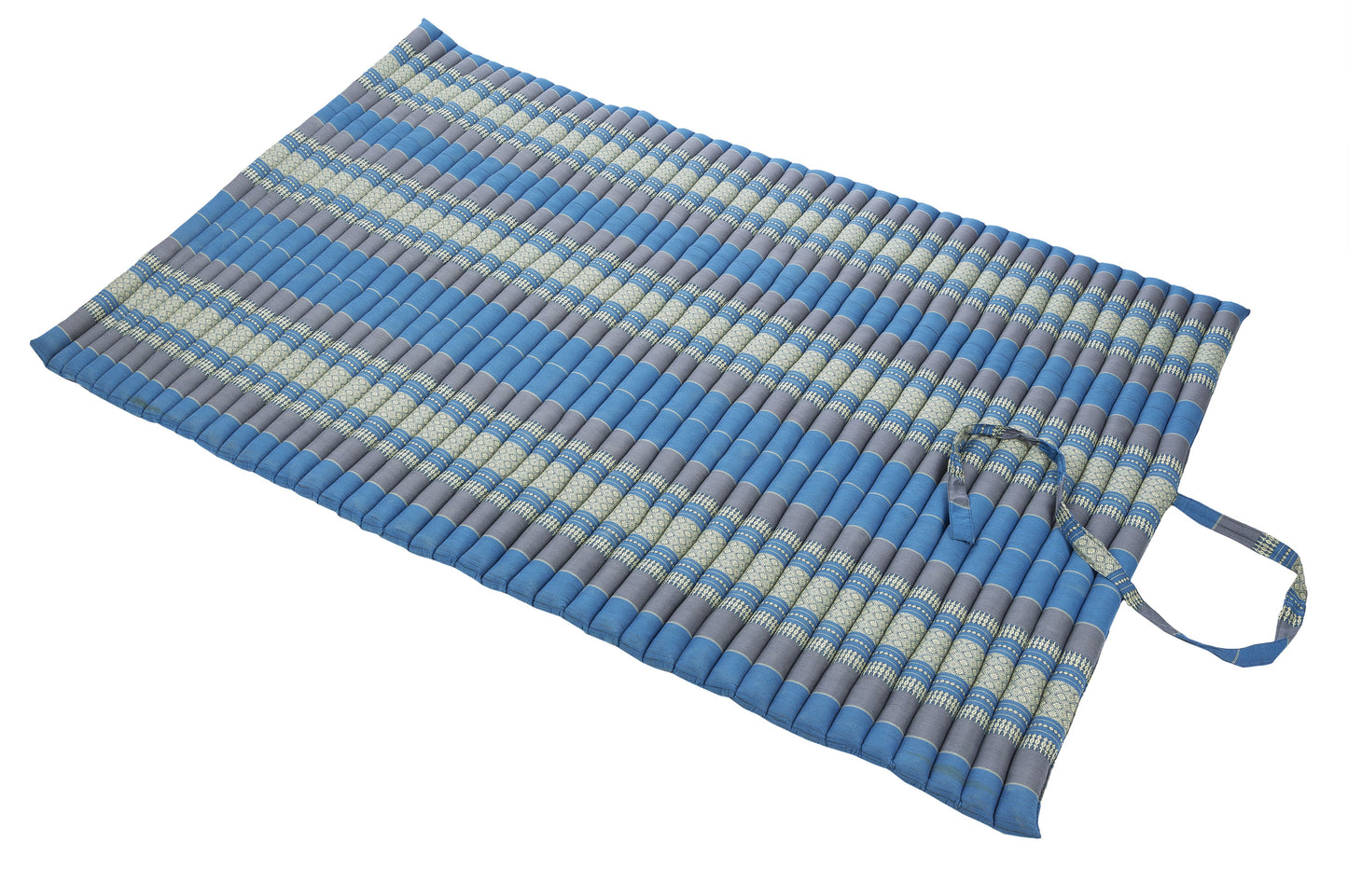 Rollbare Kapok Matte XXL 200x150-160cm (blautöne)