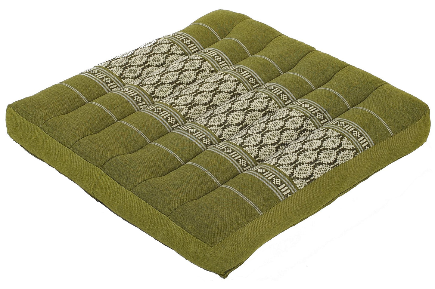 Thai-Sitzkissen 37x37x5 cm (bambusgrün)