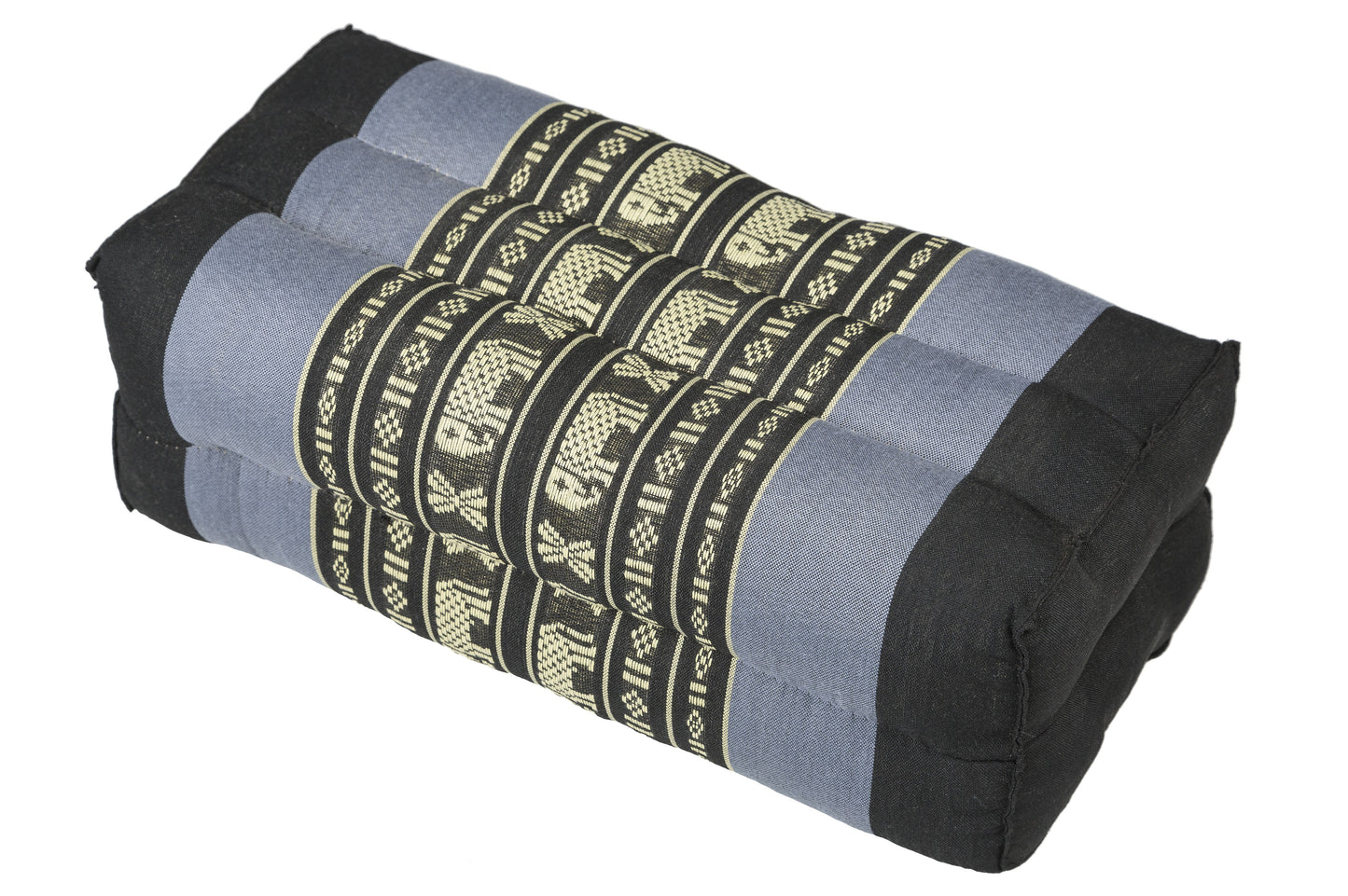 Kapokkissen Block 35x15x10 cm (Elefanten blau)