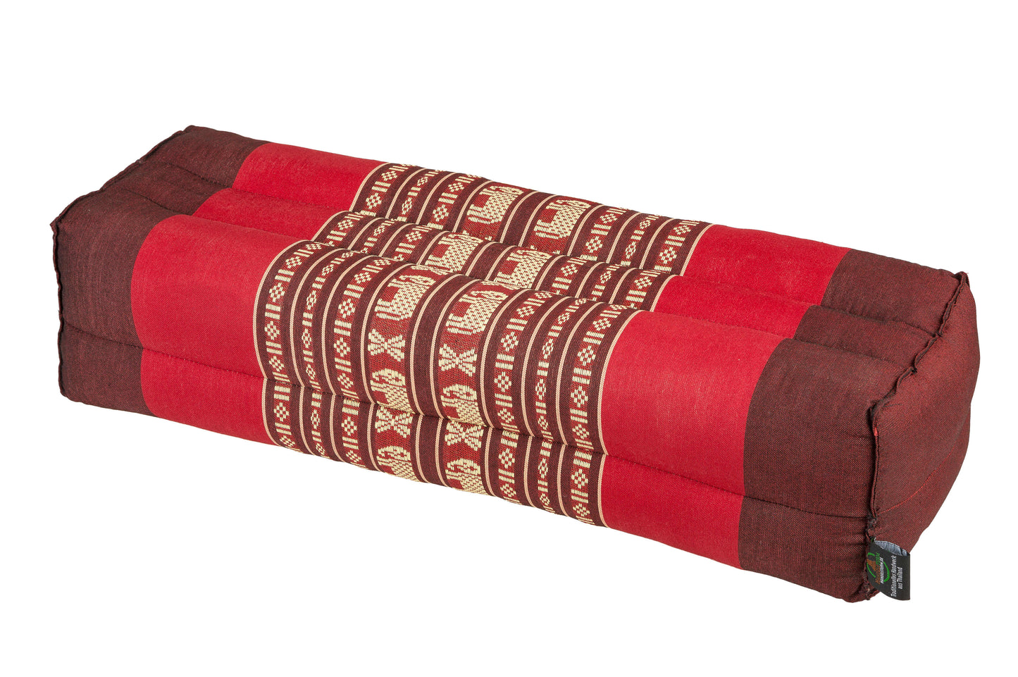Thaikissen Block 50x15x10 cm (Elefanten rot)