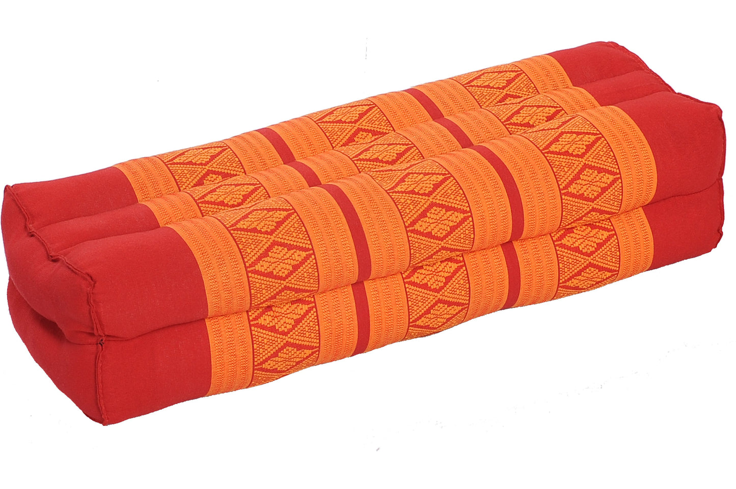 Thaikissen Block 50x15x10 cm (rot-orange)