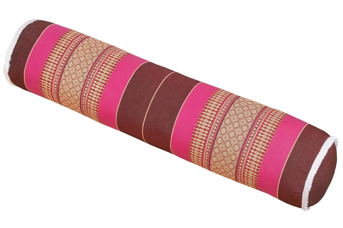 Yogarolle Thaimuster 80x20 cm (Burgunder & pink)