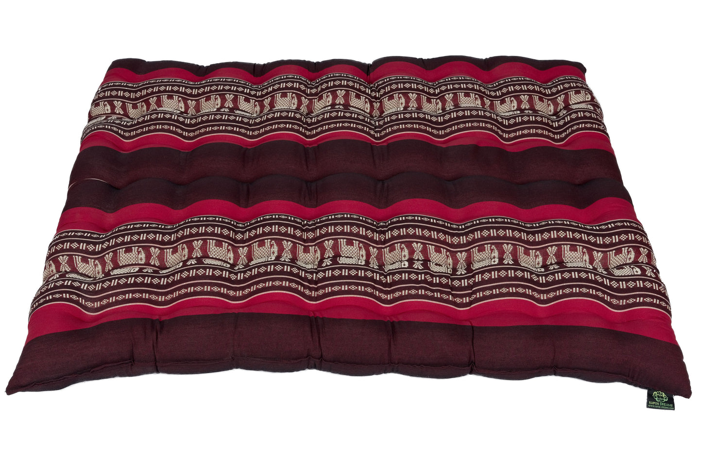 Meditationsset mit Kapokfüllung (Elefanten rot)