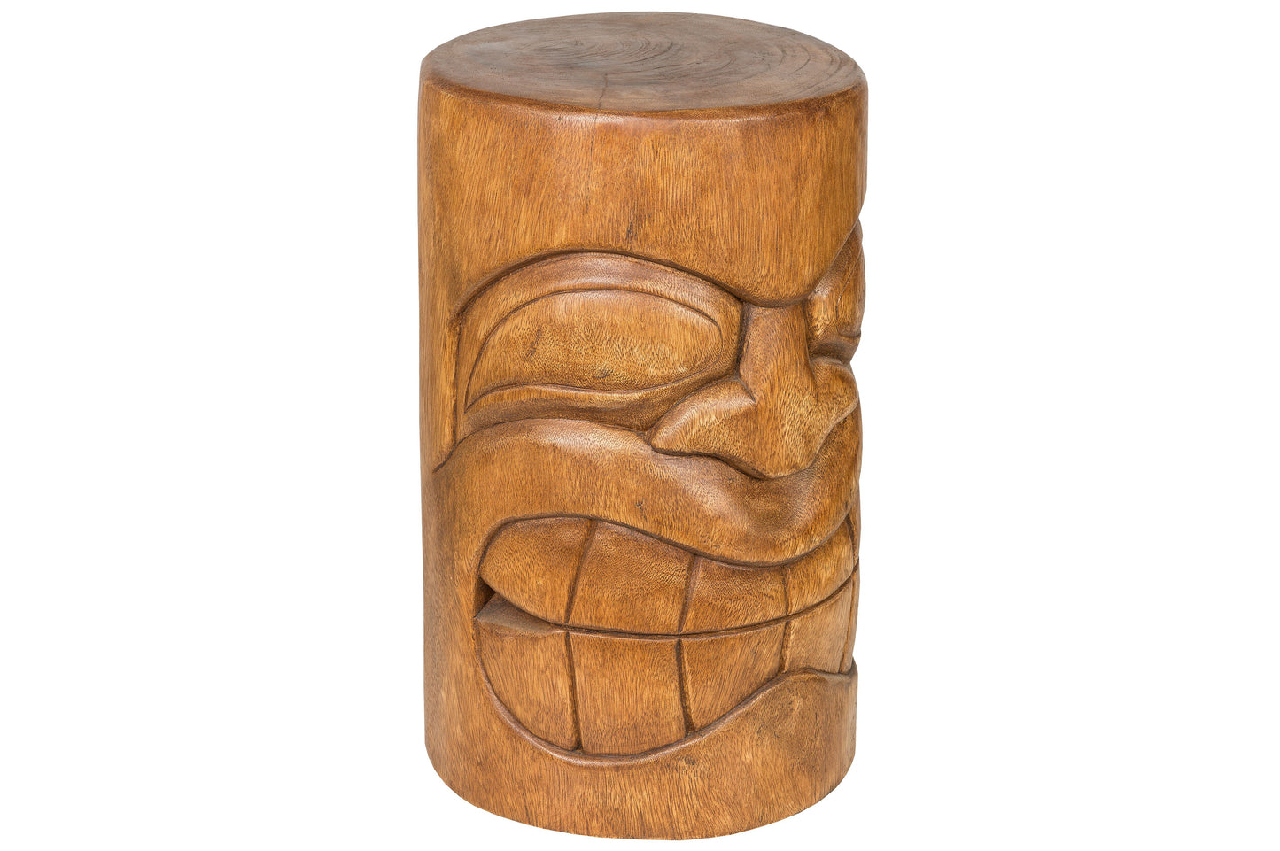Tiki Hocker "Kauai" ca. 50 cm hoch (braun)