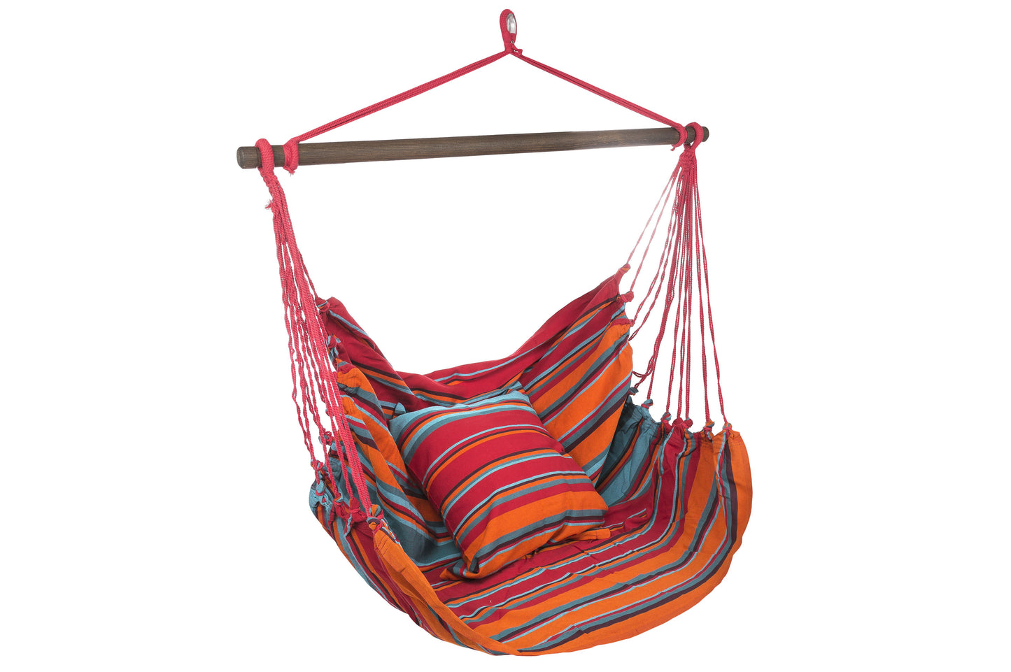 Hängesitz + Kissen (Baumwolle Indira, Fair Trade)