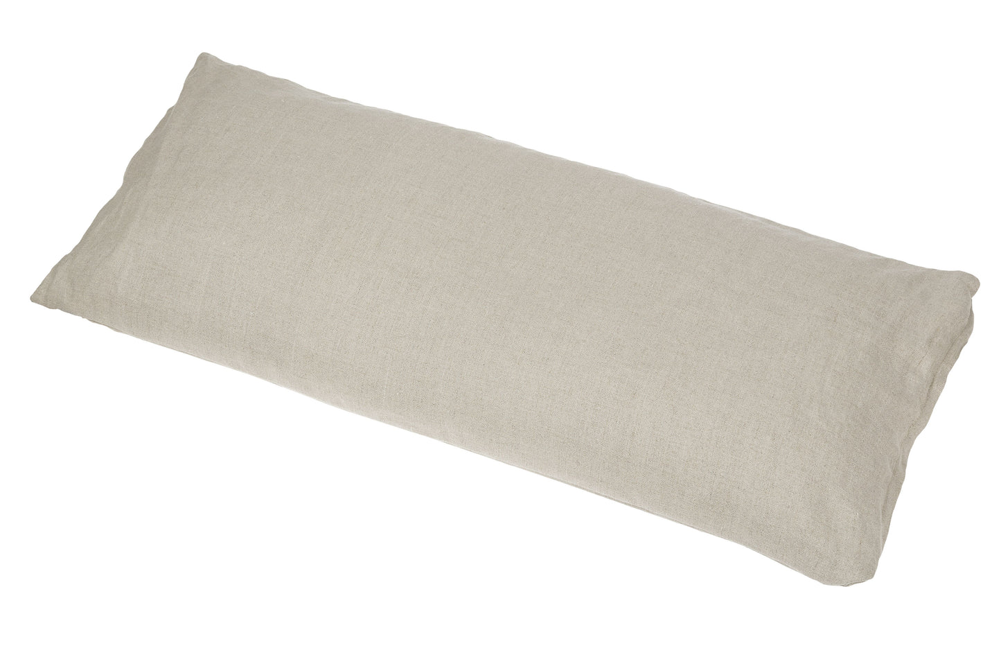 Kissen Baumwolle/Buchweizen mit Bezug 80x40 cm (natur)