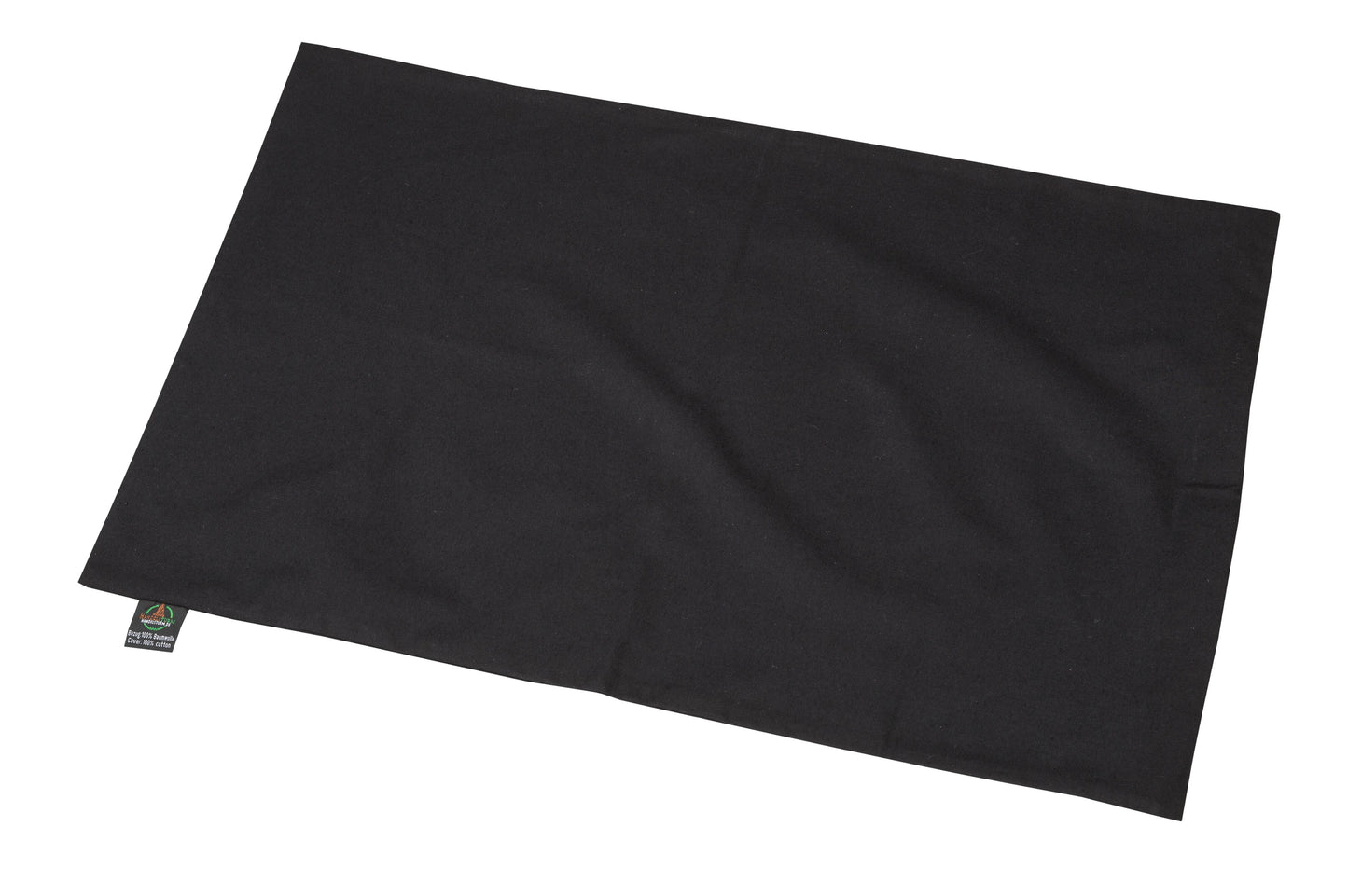 Bezug für Kissen Baumwolle/Buchweizen 60x40 cm (schwarz)