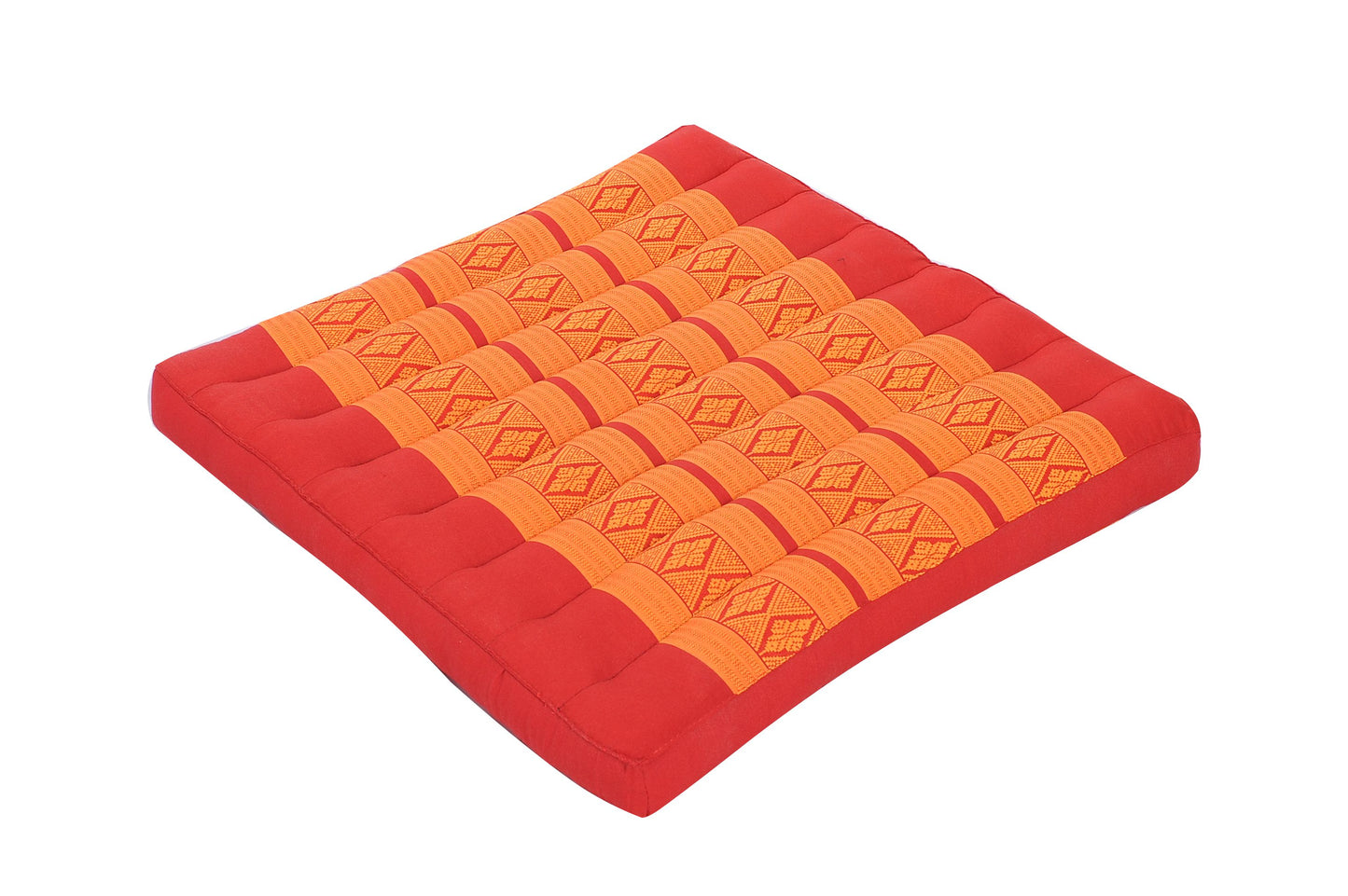 Großes Sitzkissen 50x50 cm (rot-orange)