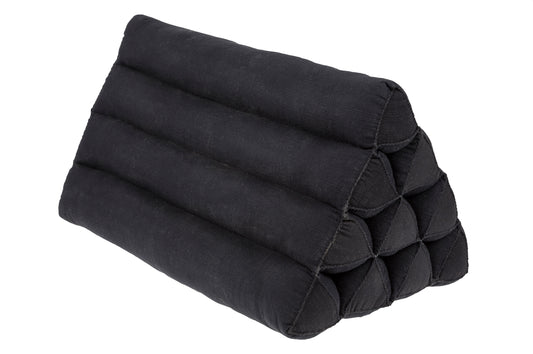 Thaikissen Dreieck ca. 50x28 cm (schwarz)
