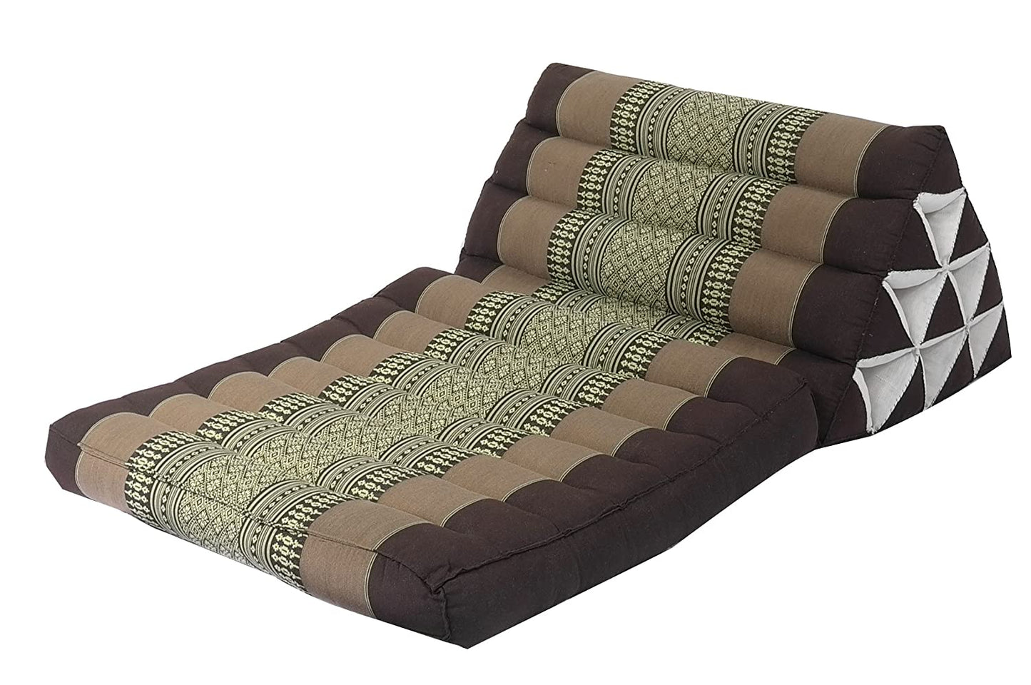 1-fach faltbares Dreieckskissen 78x50 cm verschiedene Farben