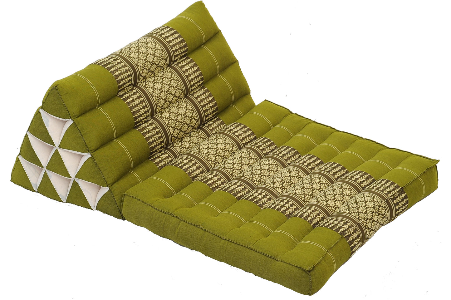 1-fach faltbares Dreieckskissen 78x50 cm verschiedene Farben