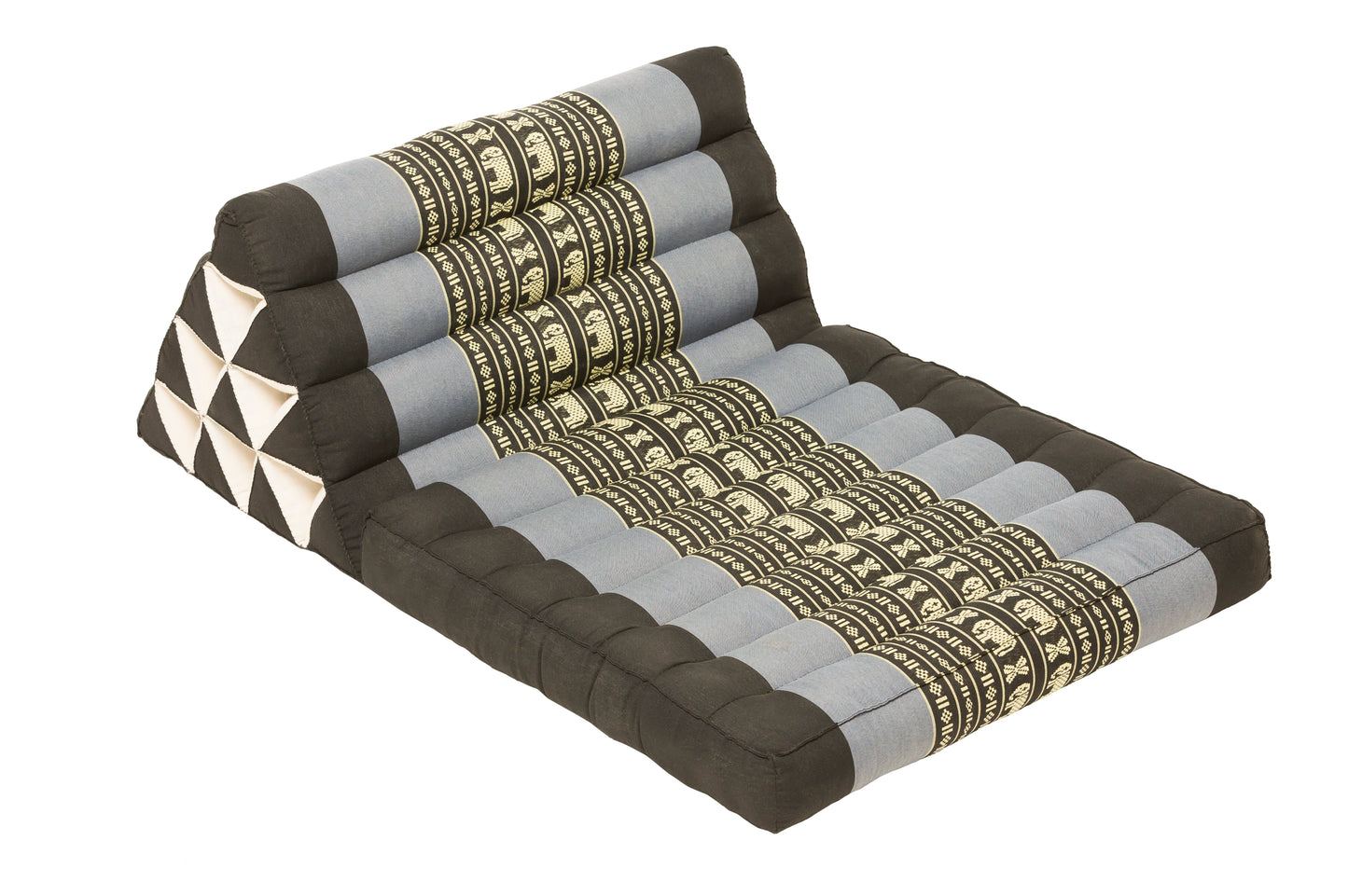 1-fach faltbares Dreieckskissen 78x50 cm verschiedene Farben