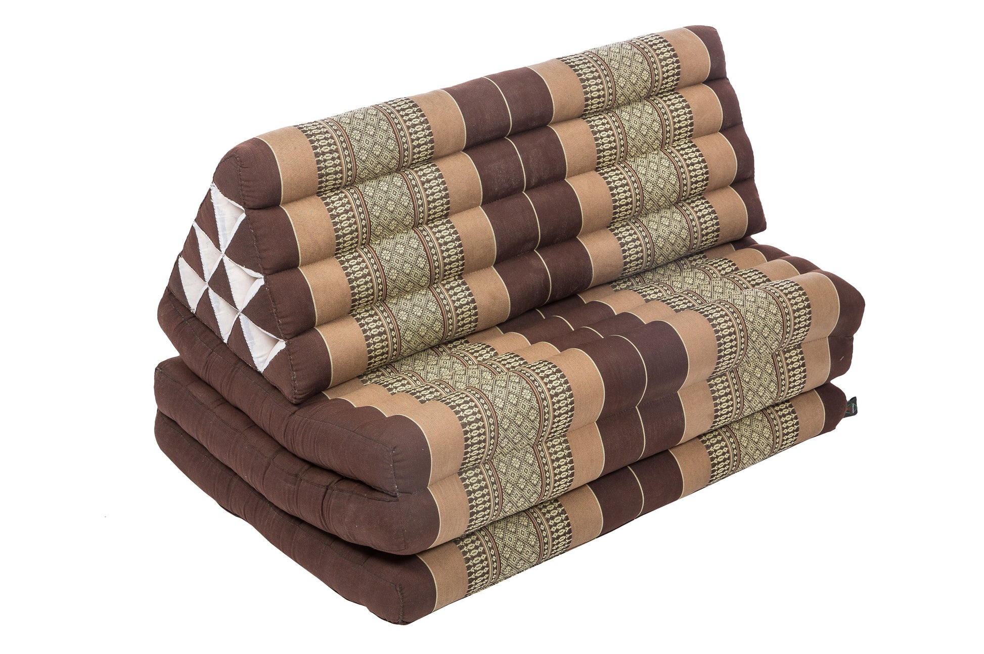 Thaikissen Dreiecksmatte XXXL 195x80 cm (erdtöne)