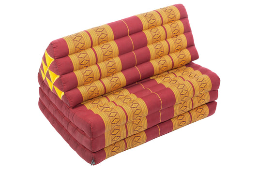 Thaikissen Dreiecksmatte XXXL 195x80 cm (orientrot)