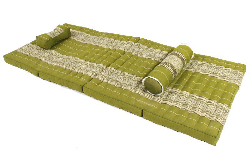 Massage- und Chillset: Matte 200x80 + Nackenkissen + Rolle