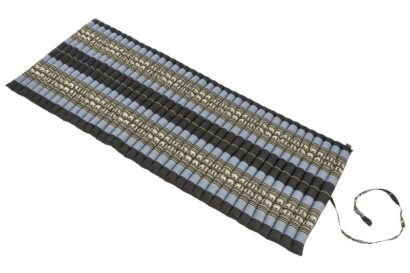 Rollbare Kapokmatte 200x80 (Elefanten blau)