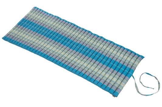 Rollbare Kapokmatte 200x80 (blautöne)