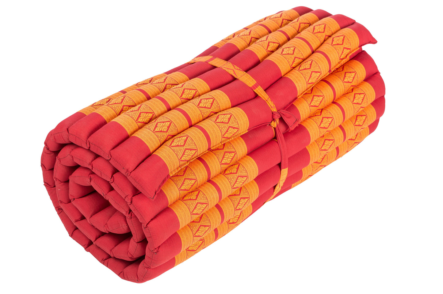 Rollbare Kapokmatte 200x80 (rot & orange)