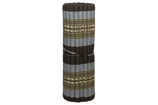 Thaikissen Rollmatte 200x100 cm (Elefanten blau)