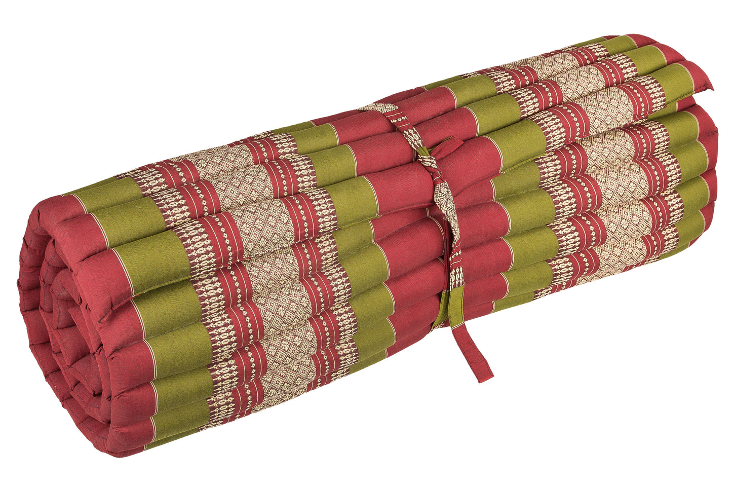 Thaikissen Rollmatte 200x100 cm (grün & rot)