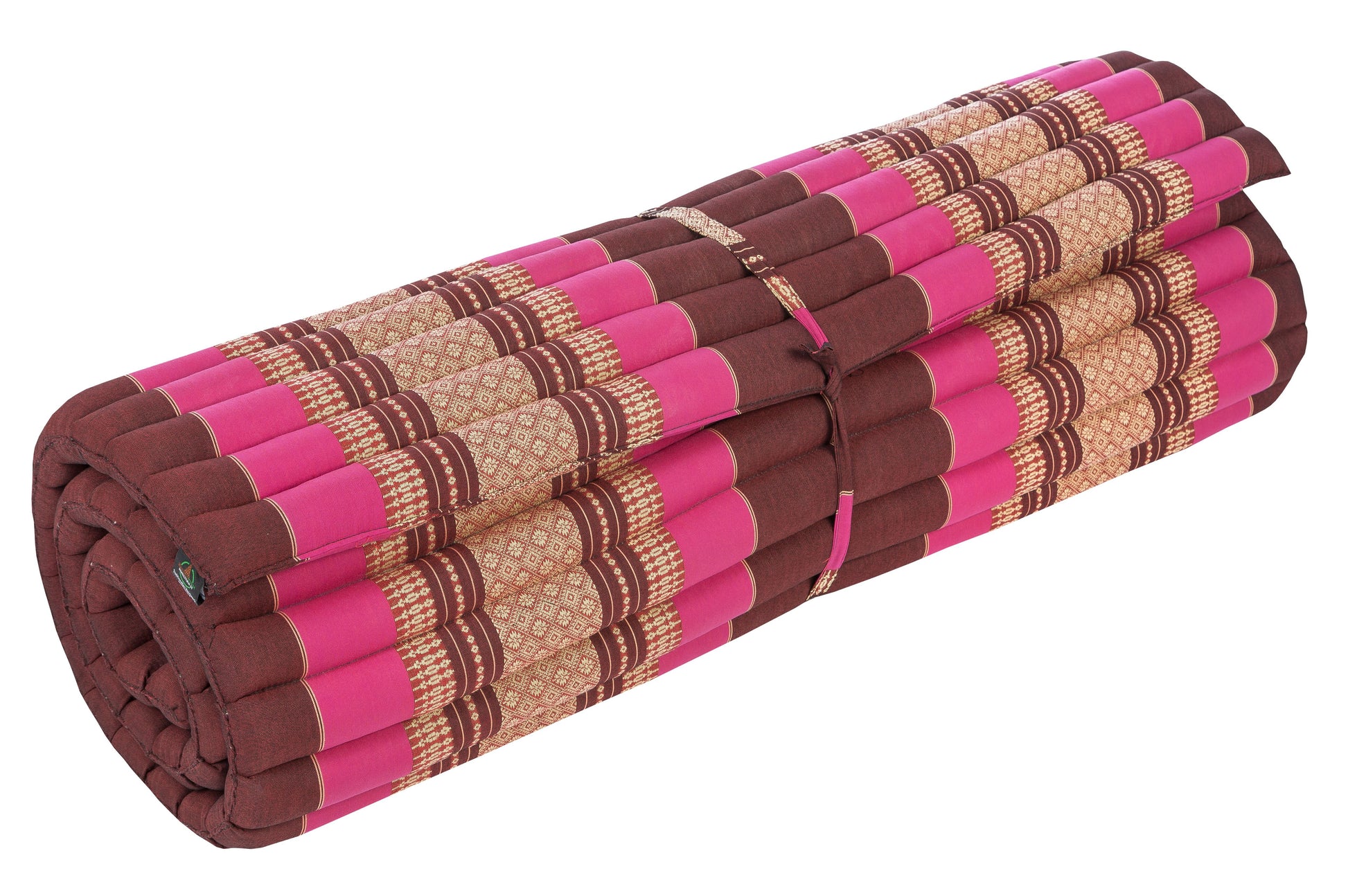 Thaikissen Rollmatte 200x100 cm (burgunder & pink)