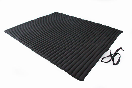 Rollbare Kapok Matte XXL 200x150-160cm (schwarz)