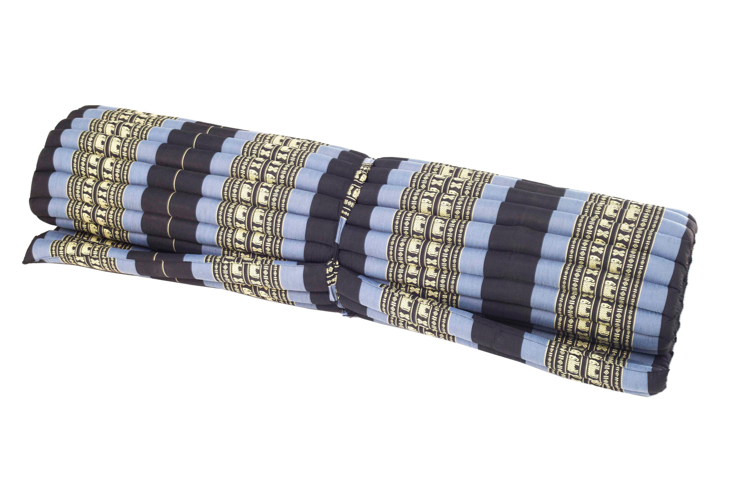 Rollbare Kapok Matte XXL 200x150-160cm (Elefanten blau)