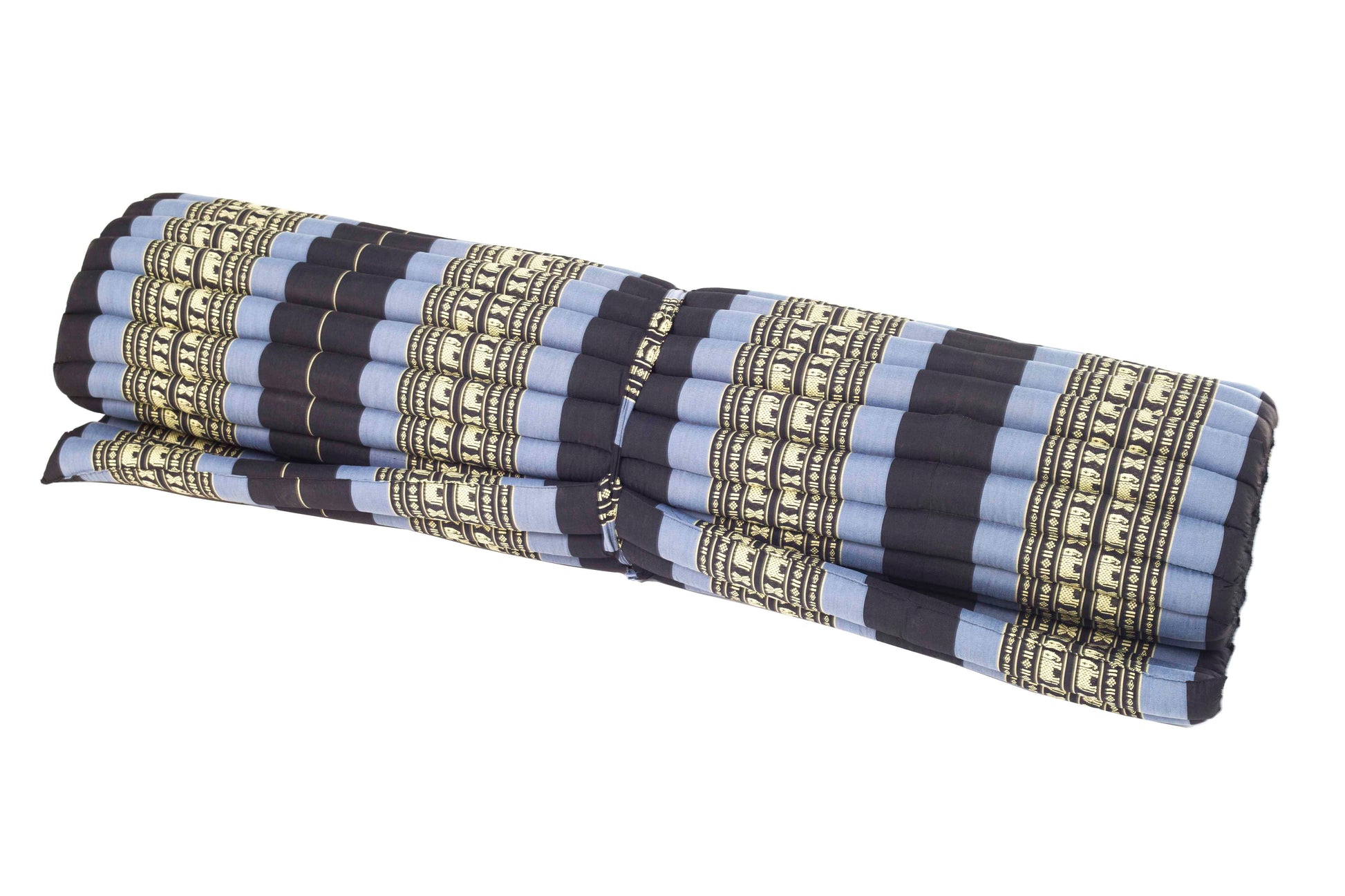 Rollbare Kapok Matte XXL 200x150-160cm (Elefanten blau)