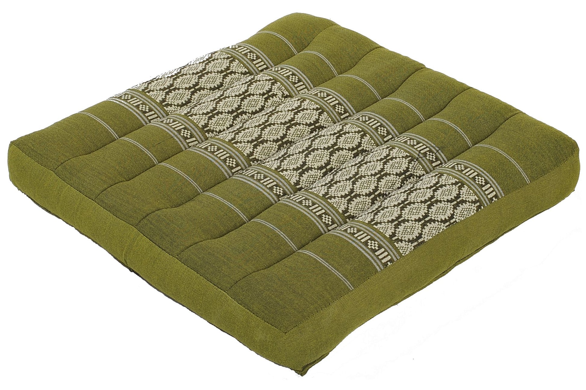 Thai-Sitzkissen 37x37x5 cm (bambusgrün)