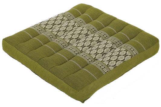 Thai-Sitzkissen 37x37x5 cm (bambusgrün)