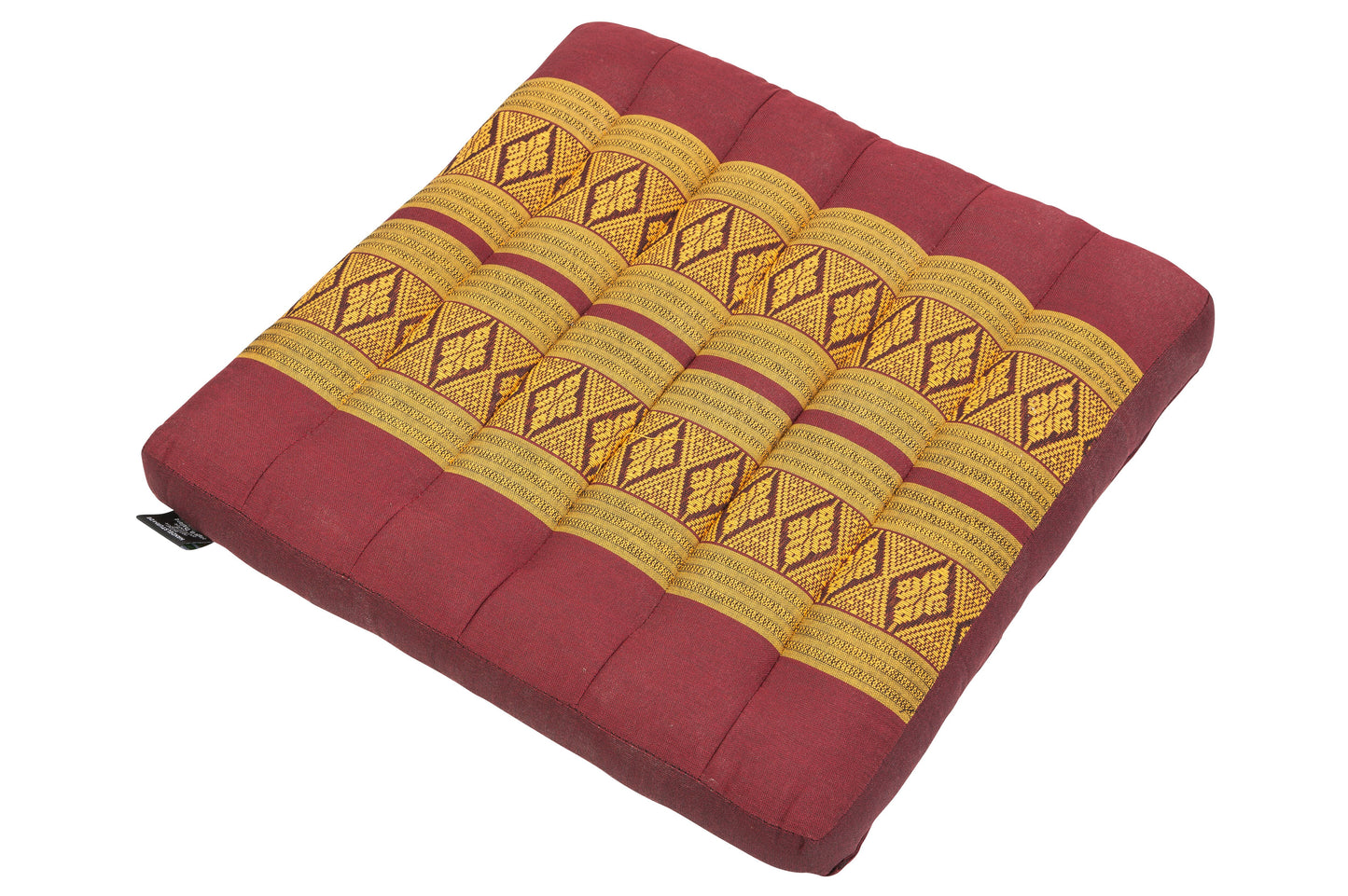 Thai-Sitzkissen 37x37x5 cm (orientrot)
