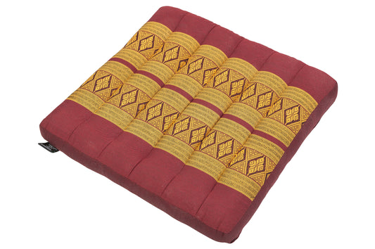 Thai-Sitzkissen 37x37x5 cm (orientrot)