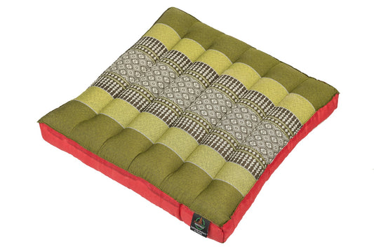 Thai-Sitzkissen 37x35x4 cm (grün)