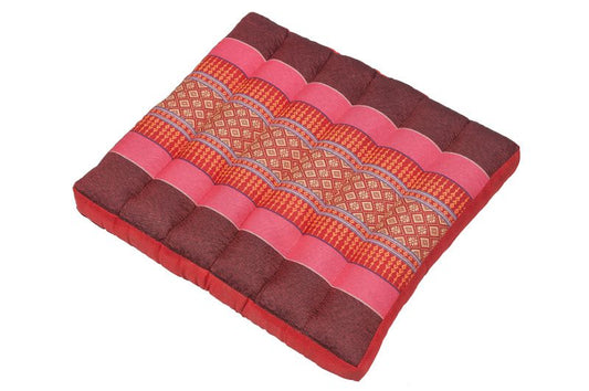 Thai-Sitzkissen 37x35x4 cm (rot)