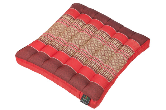 Thai-Sitzkissen 37x35x4 cm (Rottöne)