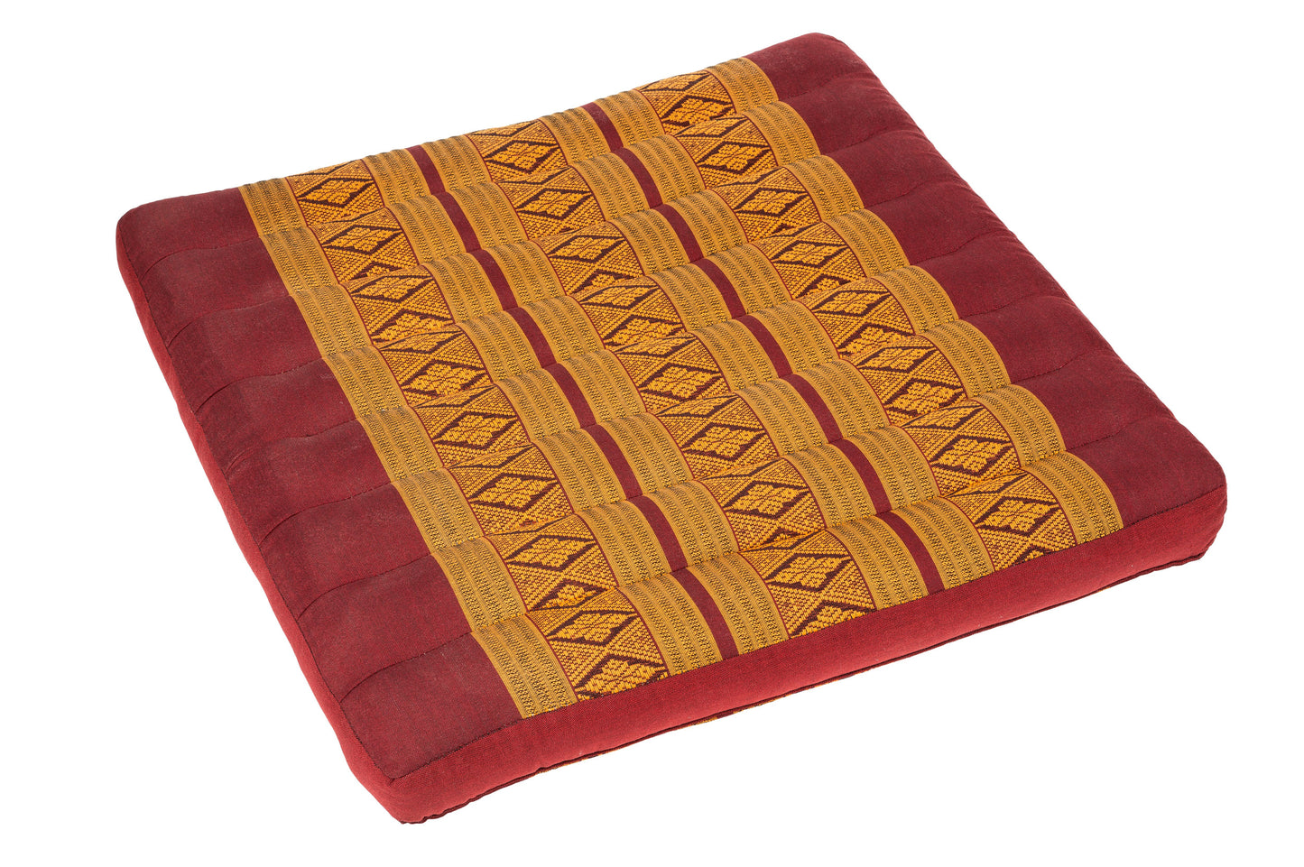 Großes Thai-Sitzkissen 50x50 cm (orientrot)