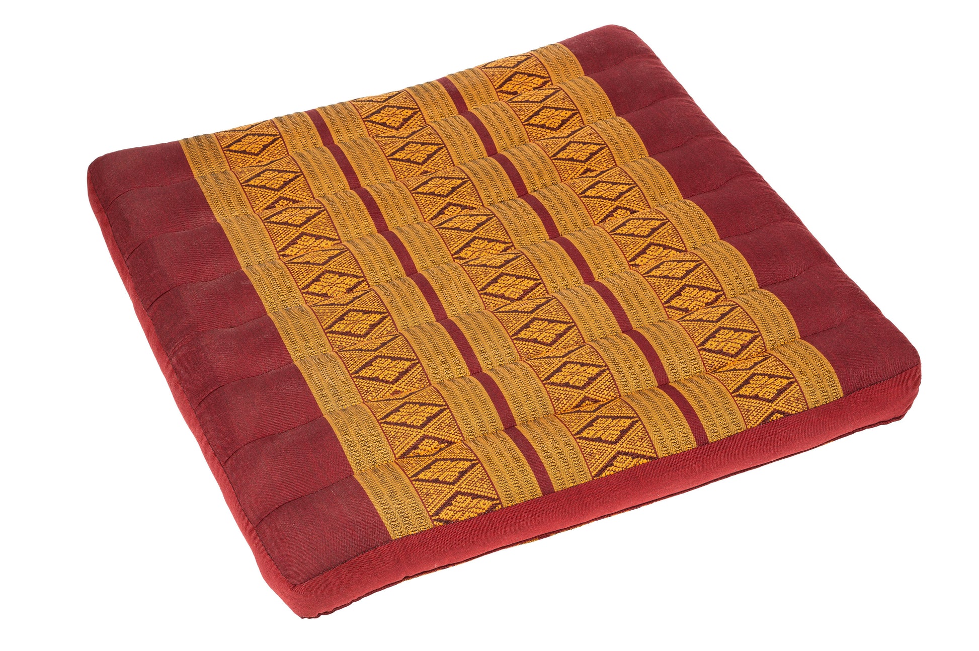 Großes Thai-Sitzkissen 50x50 cm (orientrot)