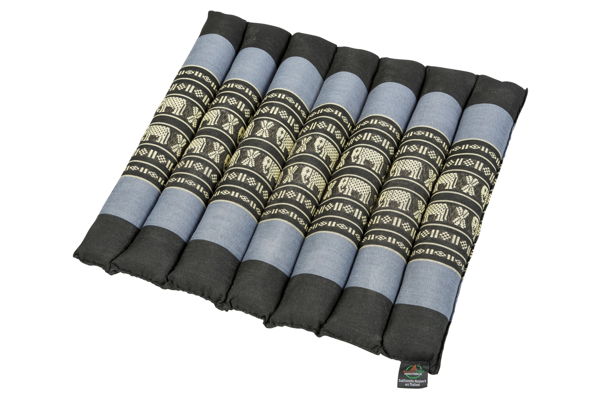 Sitzkissen 40x38x4 cm (Elefanten blau)