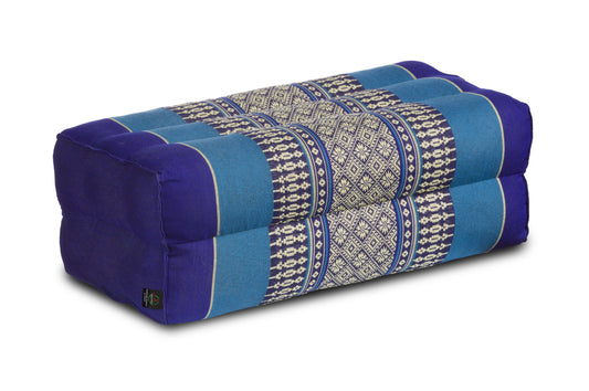 Kapokkissen Block 35x15x10 cm (blau)