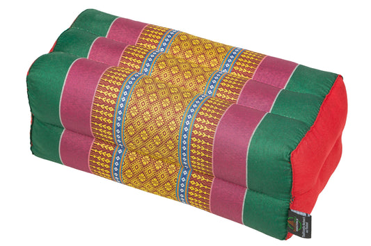 Kapokkissen Block 35x15x10 cm (grün & bunt)