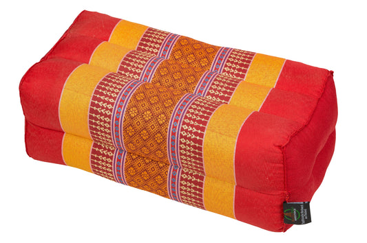 Kapokkissen Block 35x15x10 cm (rot & bunt)