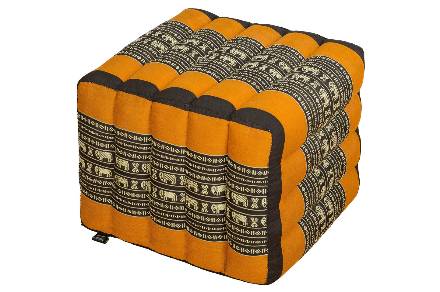 Lagerungskissen mit Thaimuster 40x45x50 cm (Elefanten orange)