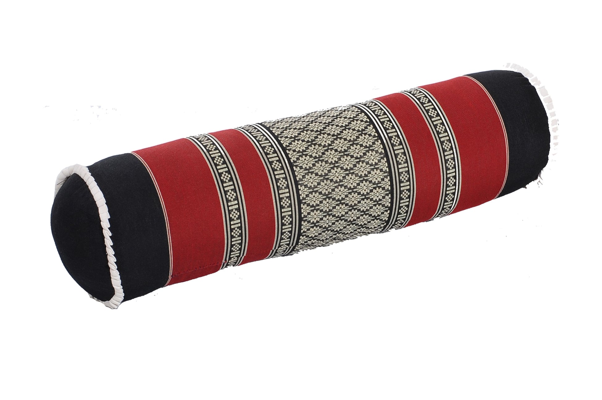 Nackenrolle 50x13x13 cm (schwarz & rot)