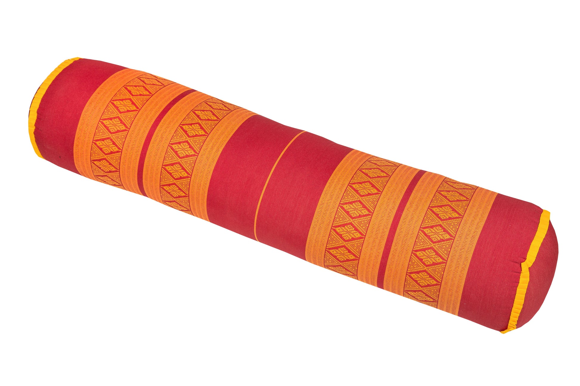 Yogarolle Thaimuster 80x20 cm (rot orange)