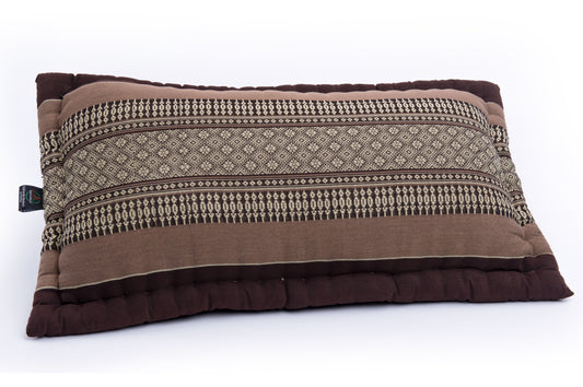 XL Sofakissen mit Kapokfüllung ca. 60x32 cm (brauntöne)