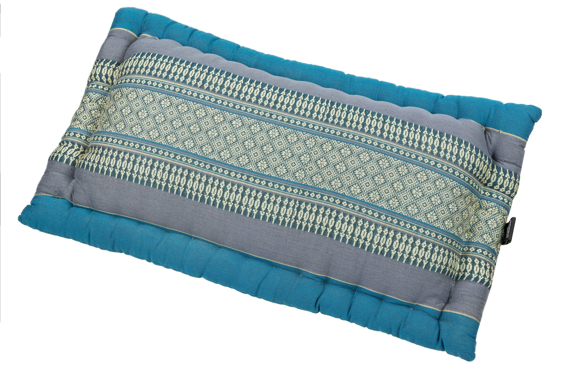 XL Sofakissen mit Kapokfüllung ca. 60x32 cm (blautöne)